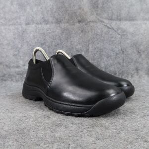 Easy Spirit Shoes Womens 6.5 Slip On Casual Moc Leather Black Comfort Work Walk